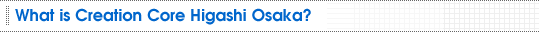 What is Creation Core Higashi Osaka?