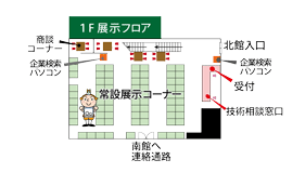 展示場フロアイメージ1階