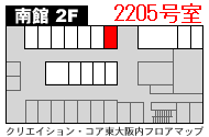 クリエイション・コア東大阪内フロアマップ