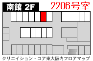 クリエイション・コア東大阪内フロアマップ