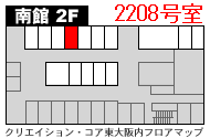 クリエイション・コア東大阪内フロアマップ