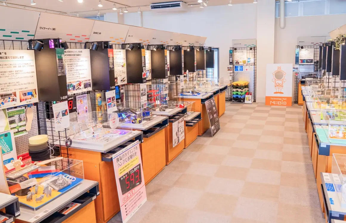 展示会の風景